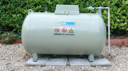 An LPG tank